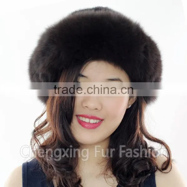 CX-C-156C Fashionable Cheap Custom Fashion Real Mink Fur Beanie Cap Fur Hats Women photo-4
