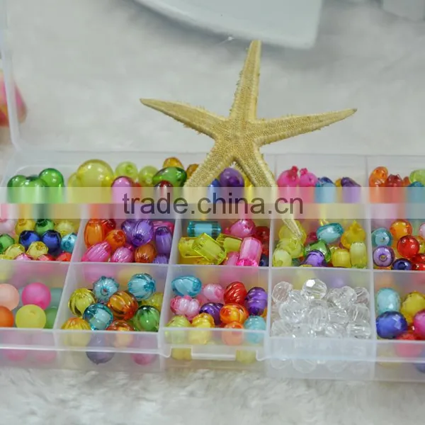 DIY Cartoon Jewelry Beads in Transparent Box Children DIY Jewelry Accessories Little Girl Toys Gift photo-5
