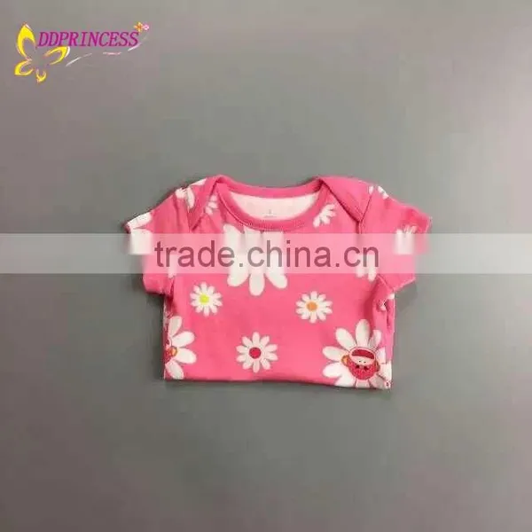Infants and Toddlers Summer Bodysuit,Printed Baby Bodysuit Wholesale,Short-Sleeve Newborn Baby Bodysuit photo-4