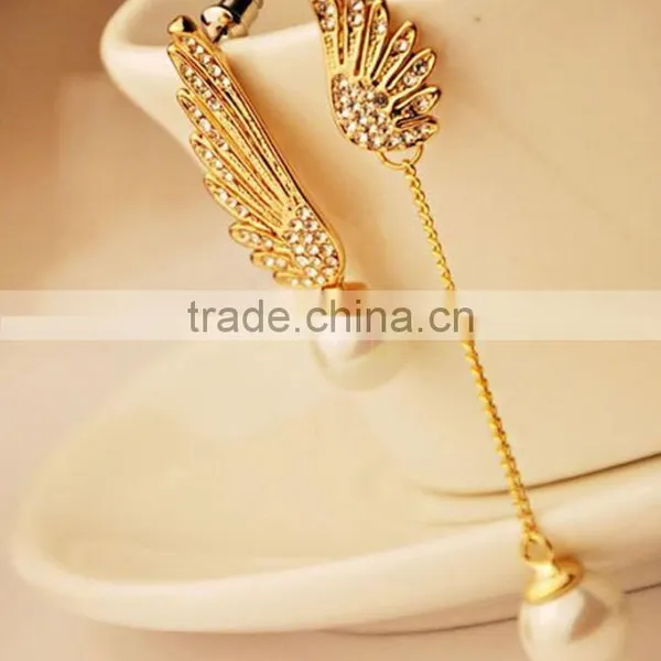 Zm33723a Fashion Jewelry 2017 Latest Unique Design Gold Plated Earrings photo-2
