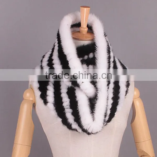 New Design Fashion Neckwear Fur Knit Scarf Neck Scarf Women photo-6