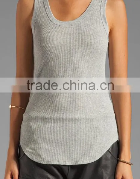 Melange Rib Tank photo-3