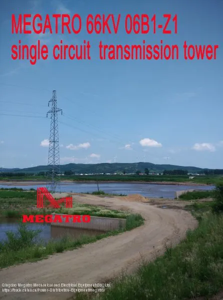 MEGATRO 66KV 06B1-Z1 Single Circuit Transmission Tower photo-2