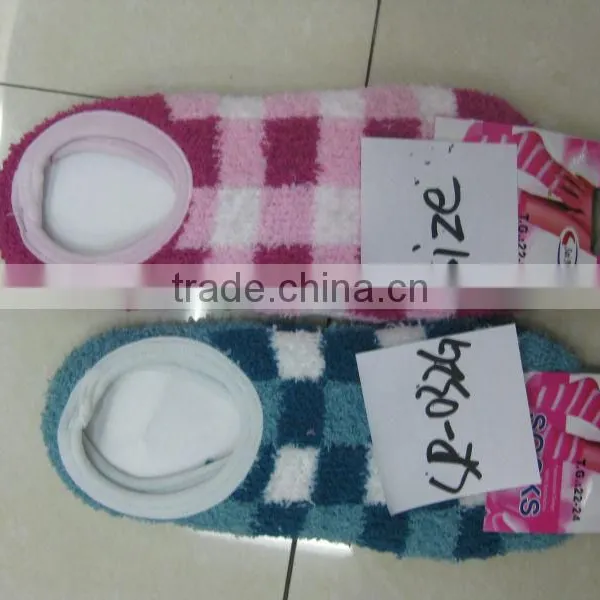 Hot Sale Microfiber Antiskid Socks Slipper Socks photo-2