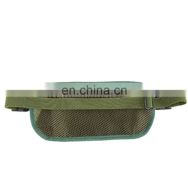 Printed Dark Green Travel Nylon Rfid Money Bag Women Waist Wallet photo-2