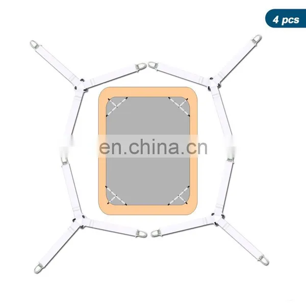 2017 Yiwu Fashion Hot Sale Set 4pcs Triangle Mattress Pad Cover Clips Holder Bed Sheet Holder photo-3