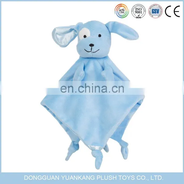YK ICTI Audit Factory 35cm Plush Animal Soft Cube Blankie for Baby photo-3