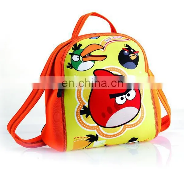 Oxford Material Panda Picture Backpack Bag for School photo-3