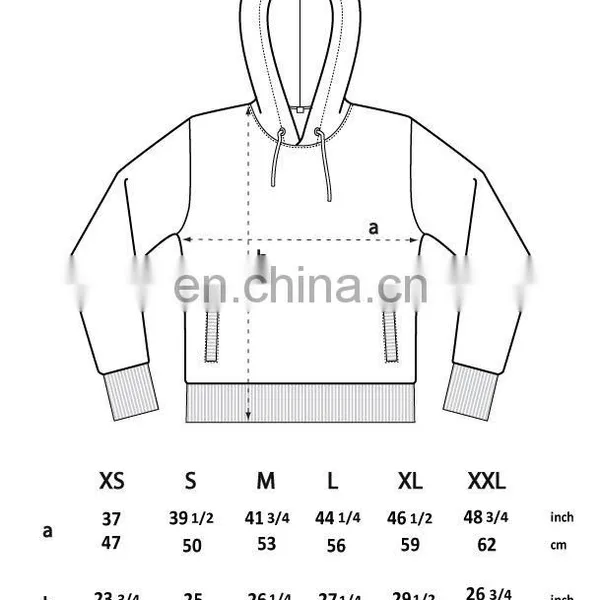 Unisex Pullover Hoody With Side Pockets Cotton Hoodies Sweatshirts With Zippers photo-6