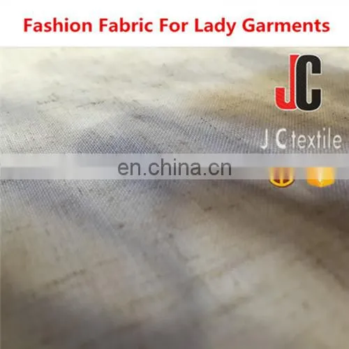 Wrinkle Free Organic Recycled Cotton Yarn Clothing Fabric Soft Printed Fabric Cotton Linen Woven Fabric photo-4