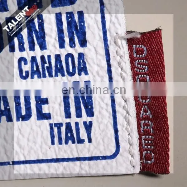 Custom Printed Leather Metal Logo Patch for Clothing photo-3