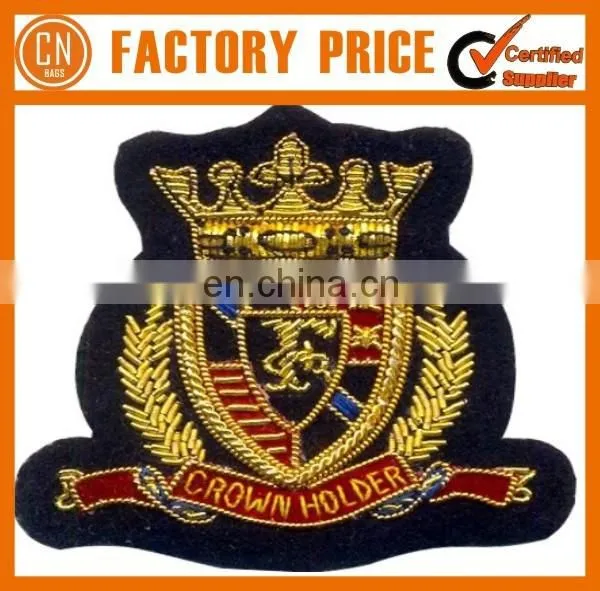 Promotional Cheap Custom Hand Embroidered Badge