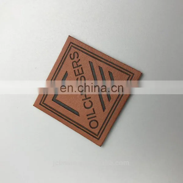 Custom Fake Labels Faux Leather Labels photo-3