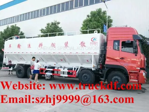 Продается грузовик для транспортировки корма для птицы Dongfeng Tianlong 8*4 с левосторонним управлением