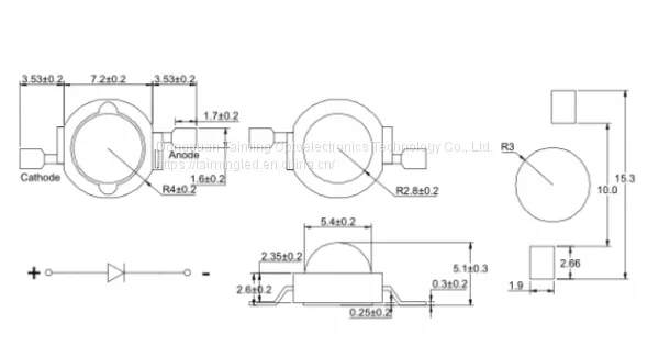 3W Imitation Lumen High Power LED Series photo-2