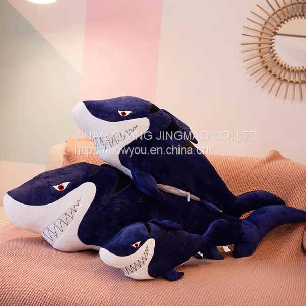 Simulation Big Mouth Sharp Teeth Plush Toy Shark for Sleeping as Present photo-4