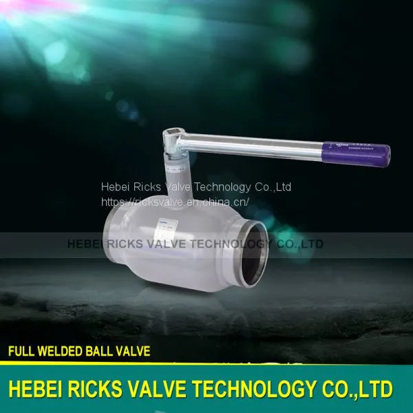 Full Or Reduce Bore Flow Dimension Welded Fully Function Of Gas Ball Valve DN50