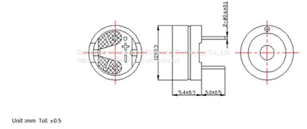 Electromagnetic Passive Buzzer Sc1254 photo-2