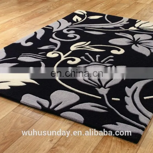 Beautiful Round Design Tianjin Factory Hand Tufted Tapis Floor Shaggy Carpet photo-2