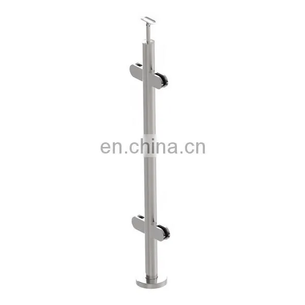 Hot Selling Stainless Steel Balustrade Stair Railing Hanrail Post Glass Clamp Fittings photo-4