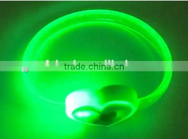 New Design LED Glowing Silicone Magnetic Bracelet photo-2