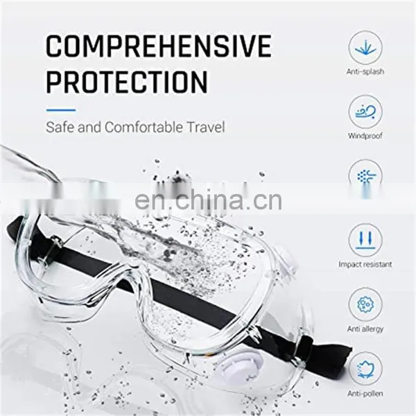 High Quality ANSI Z87.1 Medical Eye Protection Chemical Anti Fog Splash PVC PC Safety Eyewear Protective Safety Goggles photo-2