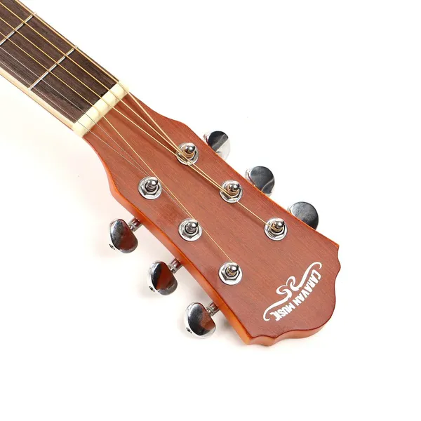 Acoustic Guitar 41 Inch Dreadnought Wholesale HS-4140 Caravan Music Basswood Guitar Export photo-5