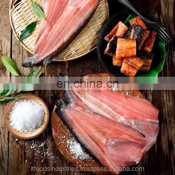 Frozen Salted Walking Clarias Fish Fillet (Clarias Macrocephalus)