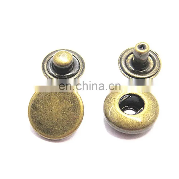 Custom 15mm Brass Spring Snap Clip Button for Leather, Jeans photo-5