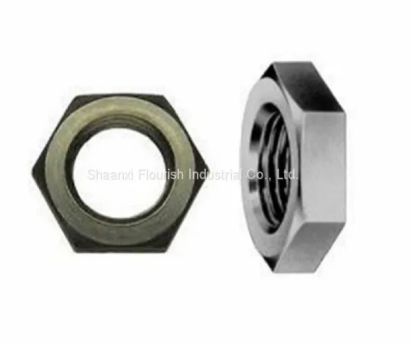 Threaded Hexagon Lock Nut DIN ISO Standard For Metallurgical Equipment