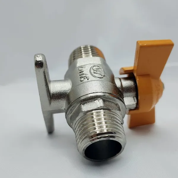 Double Outer Thread Base Ball Valve All Copper Gas Professional Valve Water Heater Switch photo-5