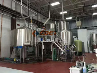 3000L Large Scale Brewing Equipment 304 Sanitary Pumps photo-2