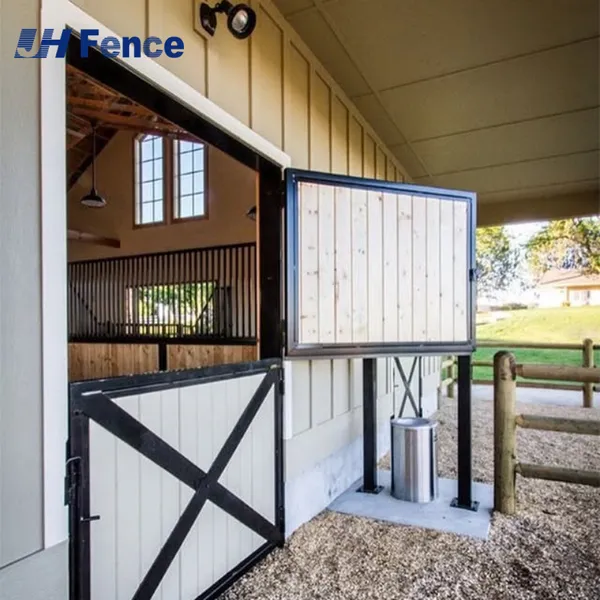 Horse Stall Stable Galvanize Farm Riding Horse Shelter Horse Stable Stall Whit Roof photo-3
