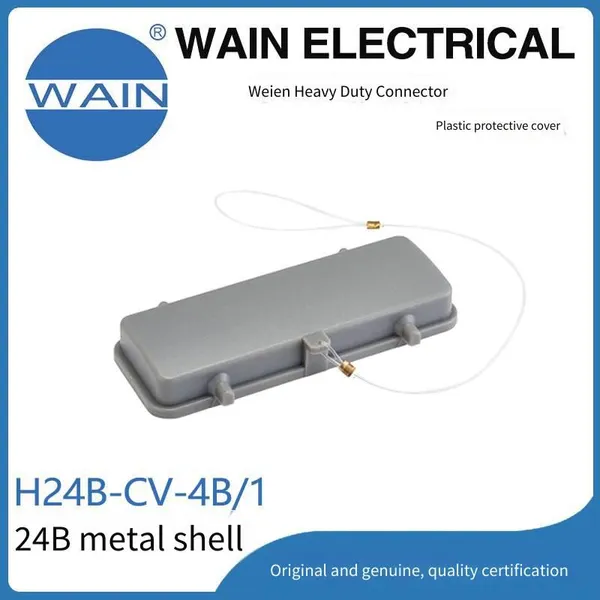 wain тяжелый-duty коннектор h24b-cv-4b/1, прямоугольный коннектор с металлическим корпусом 24b, авиационный разъем
