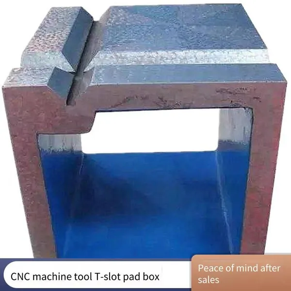 T-slot Cast Iron Square Box and Cushion Box, Workbench Scribing Equal-height Scraping and Scribing Right-angle Magnetic Table photo-2