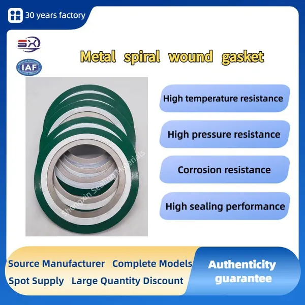 Filled Graphite Spiral Wound Gasket With Inner/Outer Ring: Conforming to ASME/JIS/DIN Standards photo-5