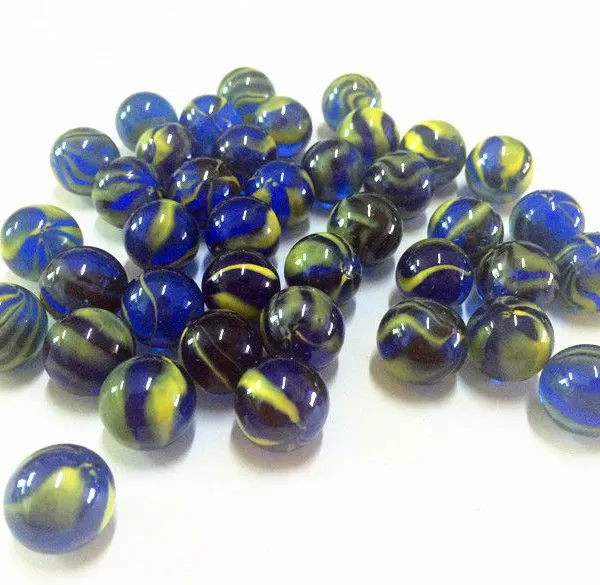 Wholesale Glass Beads Marbles 16mm 25mm Colorful Glass Beads Fishbowl Decorative Beads Craft Ball photo-5