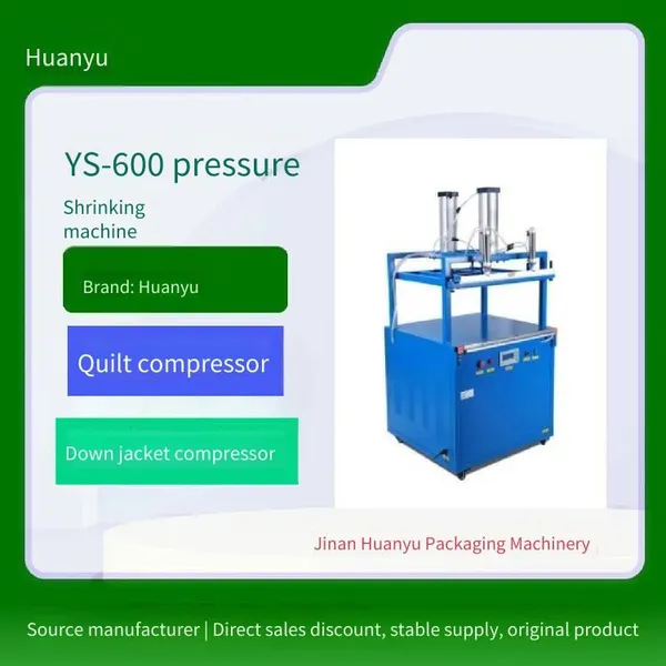 ys-600 cotton-padded jacket compression sealing machine, latex pillow flattening sealing machine, plush toy flattening packaging machine