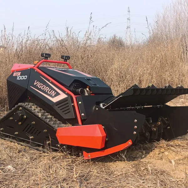 Vigorun MTSK1000 Crawler Flail Mower Flail Mower Brush Cutter Snow Auger Compatible Landscaping Machinery Equipment