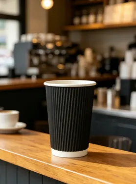 KraftRipple Natural Insulated Café Paper Cups photo-2