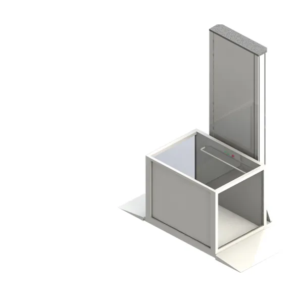 Small Vertical Electric Household Lifting Platform Inside Outside Wheelchair Lift