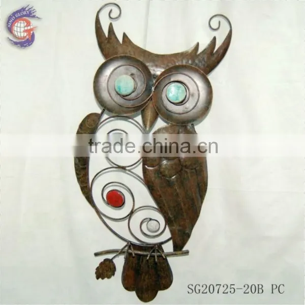 Metal Owl Wall Hangings for Home Decoration photo-4