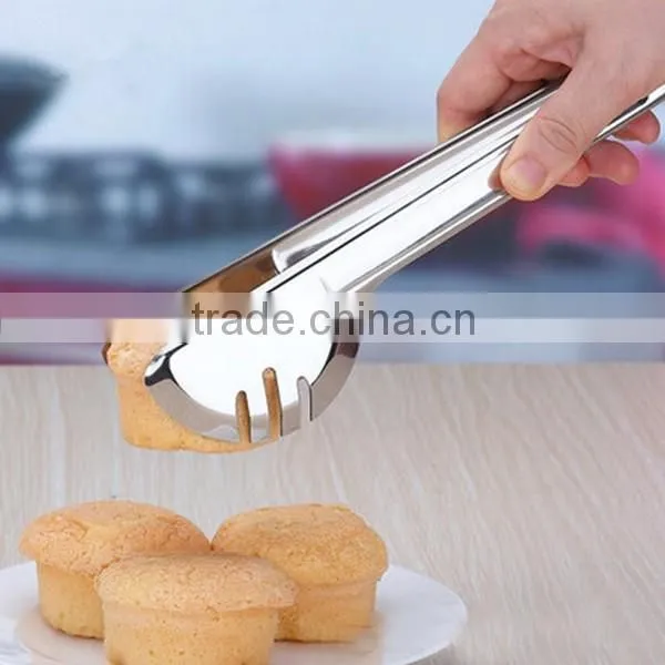 Manufacture Kitchen Tong Set Meet Tongs/ Salad Tongs/ Ice Tongs/ Stainless Steel Food Tongs Barbecue Tongs photo-3