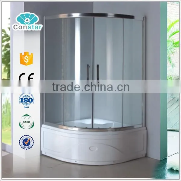 Standard Size Indoor Dubai Shower Room With High Tub