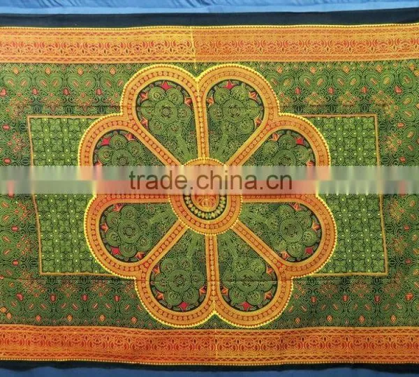 Ethnic Vintage Bedsheet Home Decor Bedspread Gypsy Bed Cover photo-4