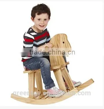 Wood Animal Rocking Horse for Baby Riding