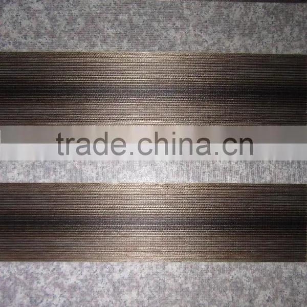 Double Layer 100% Polyester Blackout Fabric and Roller Type Zebra Blinds photo-2