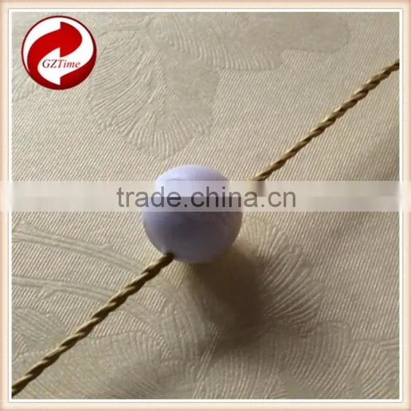 Factory Made Moulding Injection Fashion Plastic Seal Tags With Cotton String photo-6