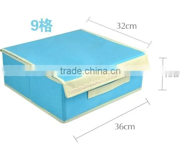 AN24 ANPHY Non-woven High Quality Underwear Storage Box Components 16 or 9 Grids In Stock 5 Colors Household Holder Box photo-6