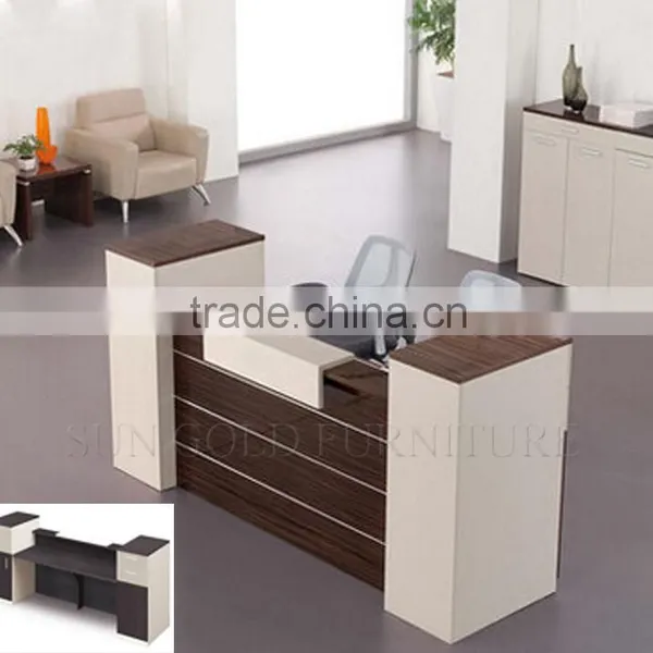 Good Quality Wooden Reception Counter Table Design Reception Desks for Sale (SZ-RTB029) photo-2